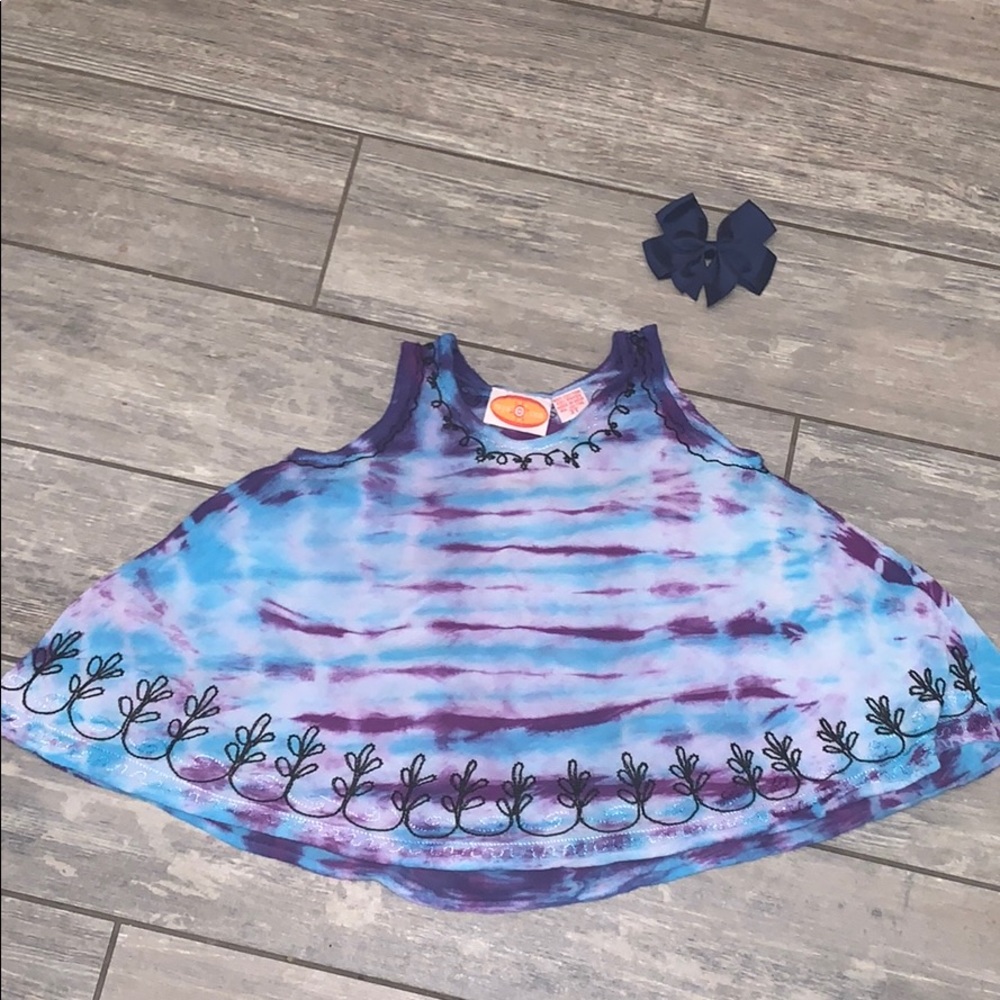 Girls 3T raya sun ☀️ Tie Dye Boho Dress/Top